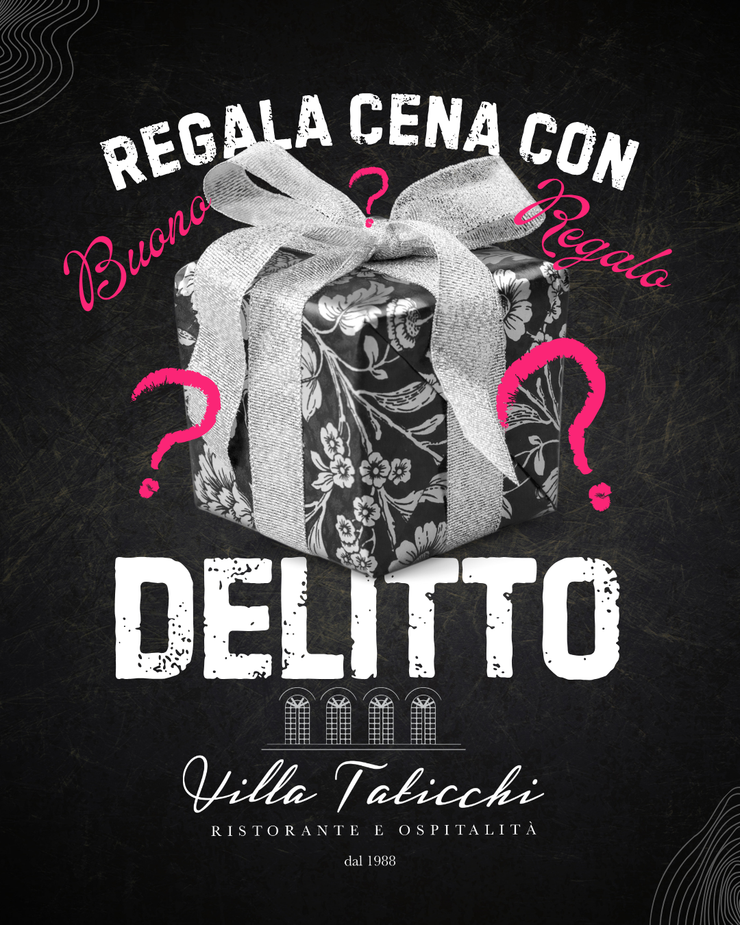 regala cena con delitto a villa