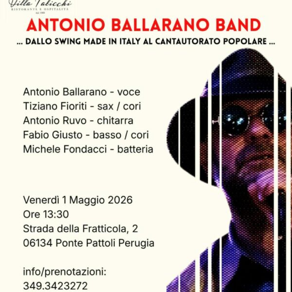 concerto 1 maggio ballarano band